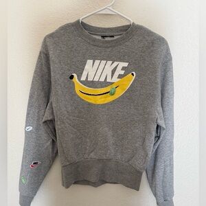 Nike Gray Sweatshirt with Banana